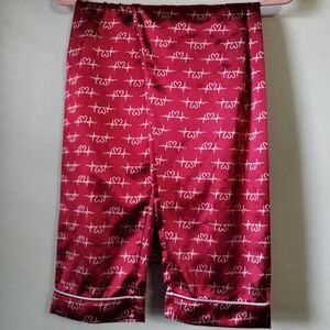 Kids Red Pajama Shorts